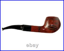 Artisan Briar Pipe Short Straight Apple Tobacco Smoking Bowl with 9mm Filter KAF