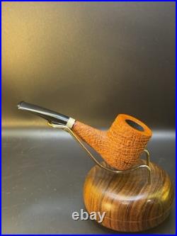 Artisan Jerry Crawford Unsmoked 2015 Blasted Castello 55 Tribute Tobacco Pipe