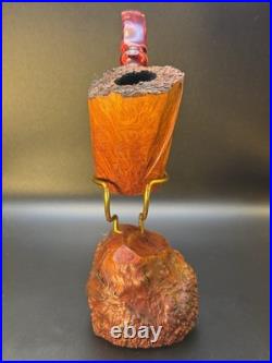 Artisan Paul Coley 447 Woodworks NEW Fractal Freehand Tobacco Pipe