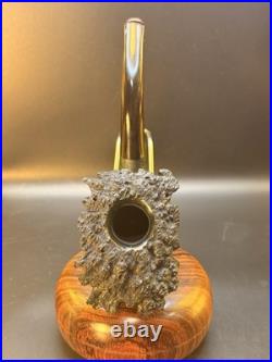 Artisan Trevor Talbert Ligne Bretagne 2014 Unsmoked Green Goblin Tobacco Pipe