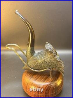 Artisan Trevor Talbert Ligne Bretagne 2014 Unsmoked Green Goblin Tobacco Pipe