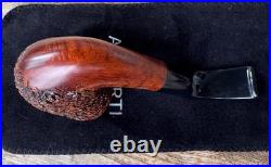 Ascorti Italia Carved Sei Oom Paul Briar Tobacco Pipe Italy Acrylic Stem New