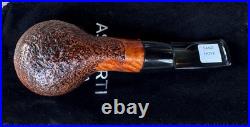 Ascorti Italia Nove Sand Chubby Author Rusticated Briar Tobacco Pipe New