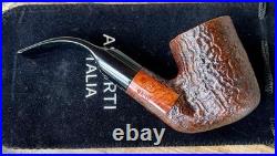 Ascorti Italia Sand Sei Oom Paul Briar Tobacco Pipe Italy Acrylic Stem New