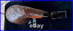 Ascorti Italia Sand Sei Oom Paul Briar Tobacco Pipe Italy Acrylic Stem New