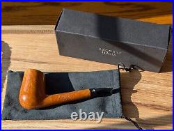 Ascorti Natural Smooth Chimney Tobacco Pipe New Unsmoked Estate with Box
