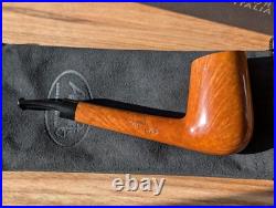 Ascorti Natural Smooth Chimney Tobacco Pipe New Unsmoked Estate with Box
