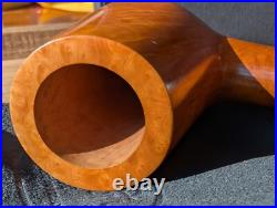 Ascorti Natural Smooth Chimney Tobacco Pipe New Unsmoked Estate with Box