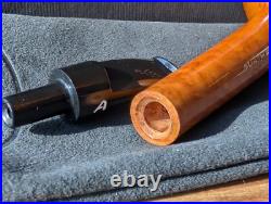 Ascorti Natural Smooth Chimney Tobacco Pipe New Unsmoked Estate with Box
