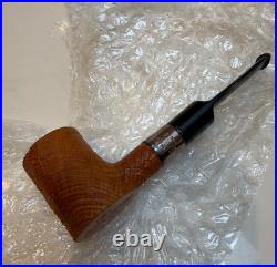 Ashton OldChurch X Billiard Silver Band Smoking Pipe NEW