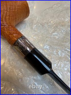 Ashton OldChurch X Billiard Silver Band Smoking Pipe NEW