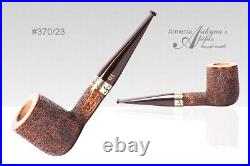 Asikyan Pipe #370/23 Billiard Rusticated Hand Made