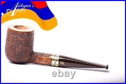 Asikyan Pipe #370/23 Billiard Rusticated Hand Made