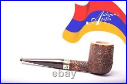 Asikyan Pipe #370/23 Billiard Rusticated Hand Made