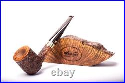 Asikyan Pipe #370/23 Billiard Rusticated Hand Made