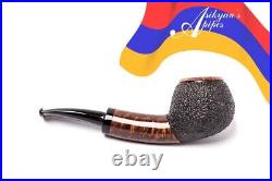 Asikyan Pipe #423/24 Apple Rusticated\Smooth Hand Made