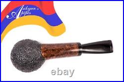 Asikyan Pipe #423/24 Apple Rusticated\Smooth Hand Made