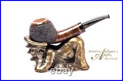 Asikyan Pipe #423/24 Apple Rusticated\Smooth Hand Made