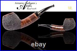 Asikyan Pipe #423/24 Apple Rusticated\Smooth Hand Made