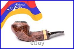 Asikyan Pipe #432/24 Bulldog Smooth Partially Rusticated Hand Made