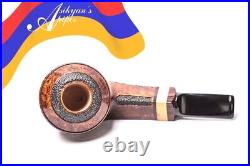 Asikyan Pipe #432/24 Bulldog Smooth Partially Rusticated Hand Made