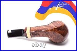 Asikyan Pipe #432/24 Bulldog Smooth Partially Rusticated Hand Made