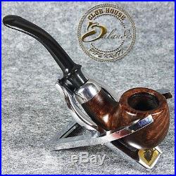 BALANDIS EXCLUSIVE HAND MADE SMOOTH BRIAR smoking pipe Small Einstein Brown