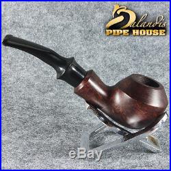 BALANDIS EXCLUSIVE HAND MADE & SMOOTH BRIAR wood smoking pipe DUKE brown
