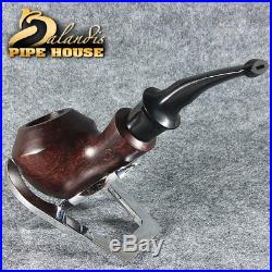 BALANDIS EXCLUSIVE HAND MADE & SMOOTH BRIAR wood smoking pipe DUKE brown