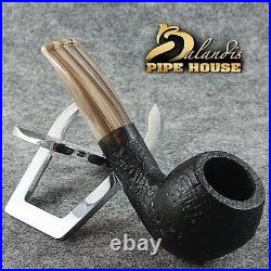 BALANDIS original Handmade tobacco smoking pipe MARCAN BLACKER Briar wood