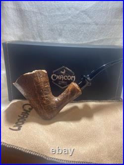 BEAUTIFUL Chacom Fleur Sablee Tobacco Pipe No Filter with Original Box and Pouch