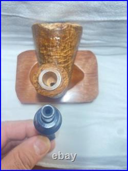 BEAUTIFUL Chacom Fleur Sablee Tobacco Pipe No Filter with Original Box and Pouch