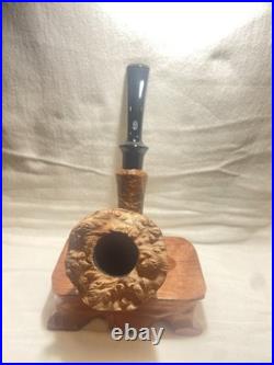 BEAUTIFUL Chacom Fleur Sablee Tobacco Pipe No Filter with Original Box and Pouch