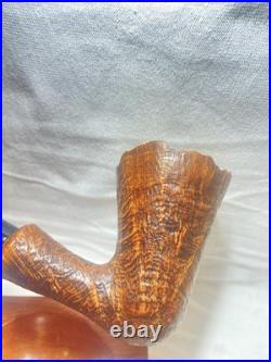 BEAUTIFUL Chacom Fleur Sablee Tobacco Pipe No Filter with Original Box and Pouch