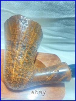 BEAUTIFUL Chacom Fleur Sablee Tobacco Pipe No Filter with Original Box and Pouch