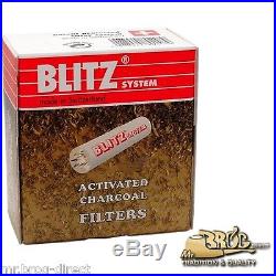 BLITZ original 40 activated charcoal 9mm filters for smoking pipe