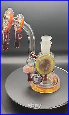 BeerGlass 14mm LokisLipstick Mushroom Tobacco Water Pipe With Drip Mouthpiece