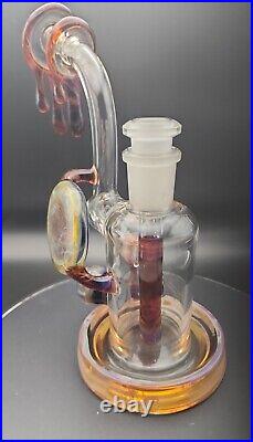 BeerGlass 14mm LokisLipstick Mushroom Tobacco Water Pipe With Drip Mouthpiece