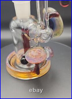 BeerGlass 14mm LokisLipstick Mushroom Tobacco Water Pipe With Drip Mouthpiece