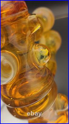 Beer Glass Northstar Yellow Fumed Tobacco Pipe. Dry Hammer Style Signed & Dated