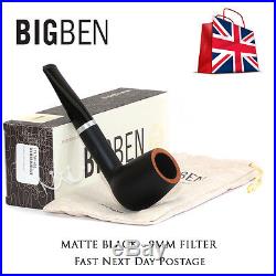 Big Ben Silhouette 108 Briar Smoking Pipe 9mm Filter Smooth Tobacco