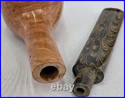 Billiard Smoking Briar Pipe withEbonite Stem by Whitaker Werks