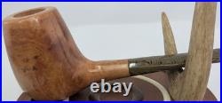 Billiard Smoking Briar Pipe with Ebonite Stem and by Whitaker Werks