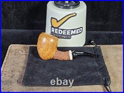 Birdseye! Preston Rogers Smooth/Rustic Acorn with Ivorite Artisan Tobacco Pipe