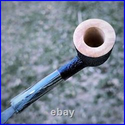 Black Small Briar Wood Smoking Pipe Handcrafted Tobacco Pipe Premium quality
