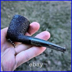 Black Small Briar Wood Smoking Pipe Handcrafted Tobacco Pipe Premium quality