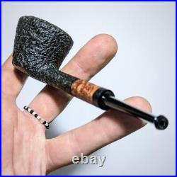 Black Small Handcrafted Smoking Pipe Collectible authentic smoking pipe