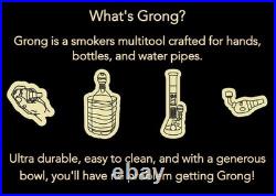 Box of Grong Multifunctional Ultra Durable Silicone Smoking Pipes withGlass Screen