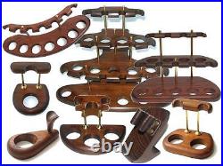 Brand New Wooden Smoking Pipe Stand Rack Holder Display Accessories for Pipes