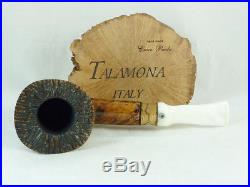 Brand new briar pipe TALAMONA Elite handmade Italy Tobacco Pipe code B25